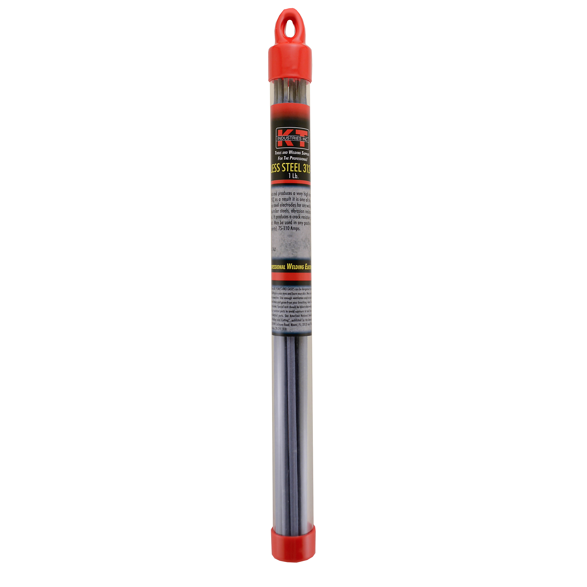 K-T Industries Stainless Steel Electrode — 1/8in., 1 Lb., 120,000 PSI Tensile Strength, Model# 1-1762